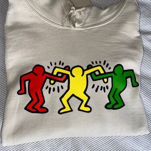 Keith Haring graphic hoodie